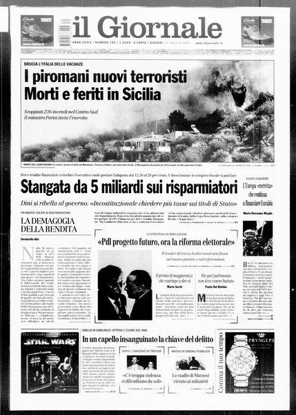 Il giornale : quotidiano del mattino